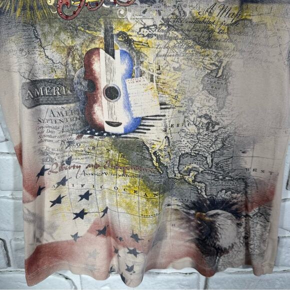 Y2K Graphic Bejeweled T-Shirt Size Large - Picture 8 of 9